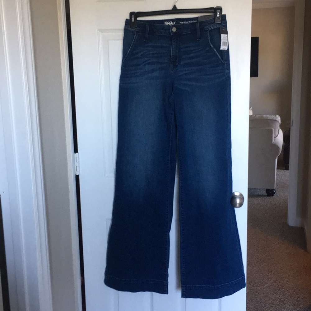 High-rise Wide-leg jeans